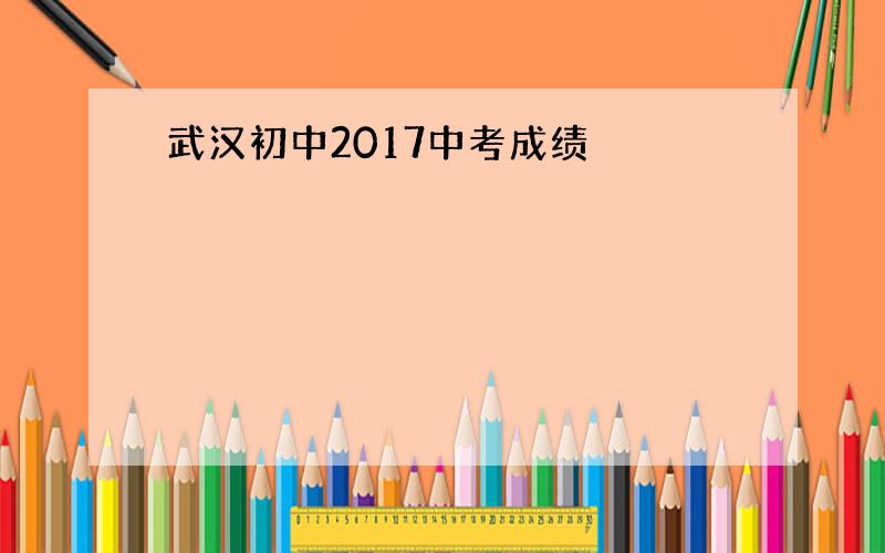 武汉初中2017中考成绩