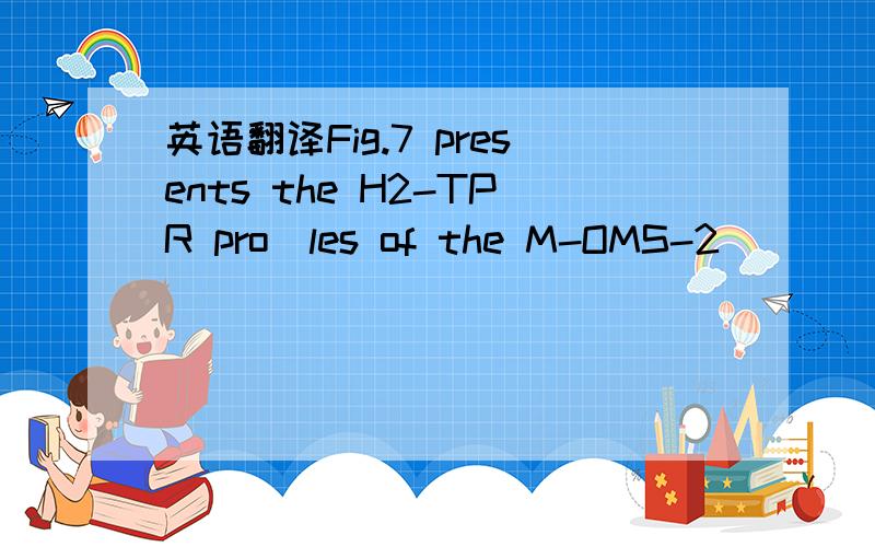 英语翻译Fig.7 presents the H2-TPR proﬁles of the M-OMS-2