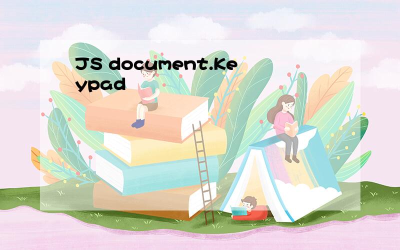 JS document.Keypad
