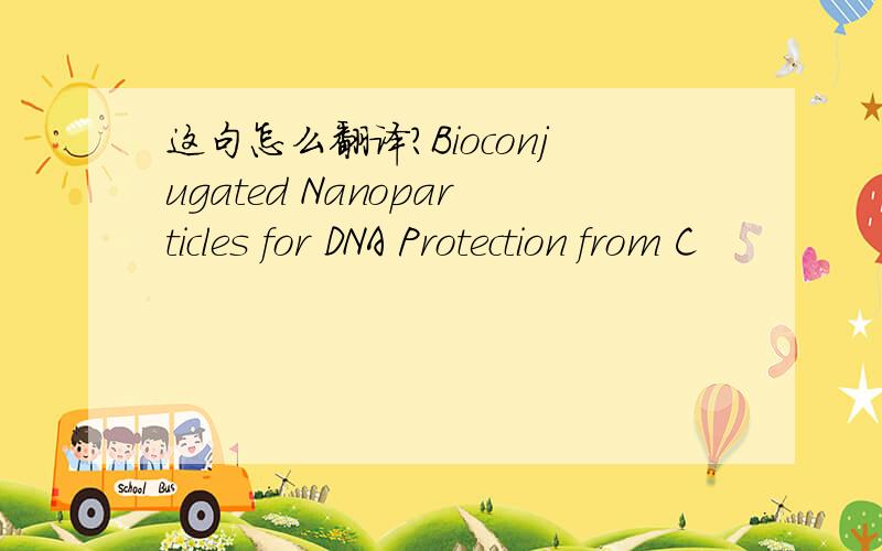 这句怎么翻译?Bioconjugated Nanoparticles for DNA Protection from C